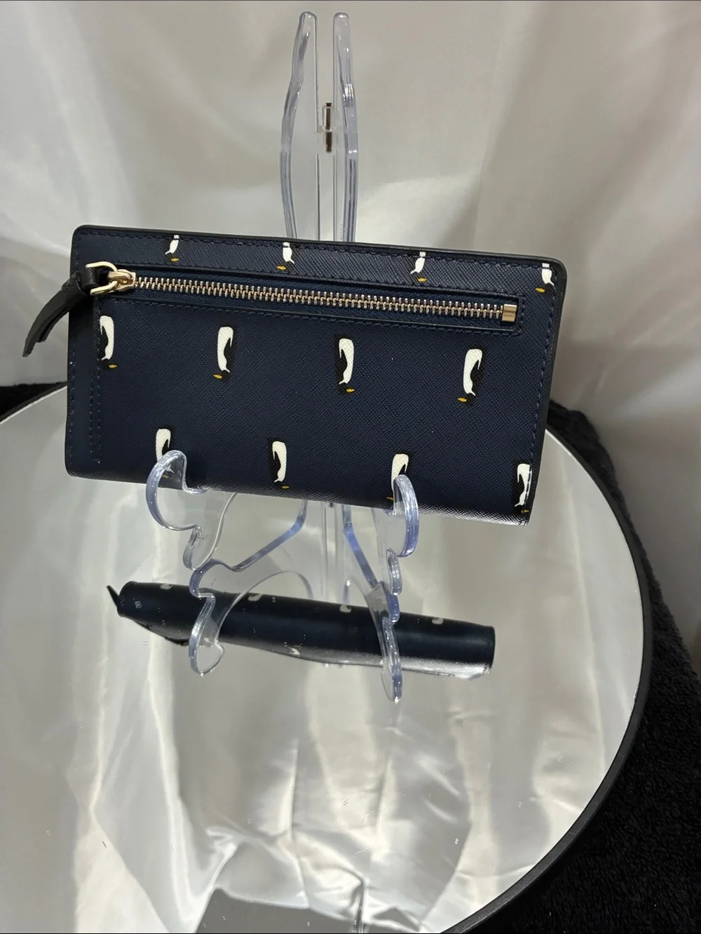 kate spade Navy Penguin Wallet ECU